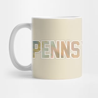 Pennsylvania Pastel Tie Dye Mug